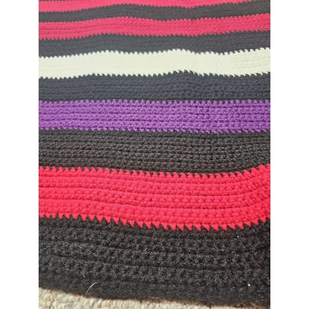 New Handmade Crochet‎ / Knitted Baby Afghan Lap/Wrap/Throw 28.5